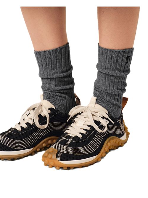 Sneakers Mirage in mesh. Ami Paris | USN505.AW0003.044 BLACK/IVORY